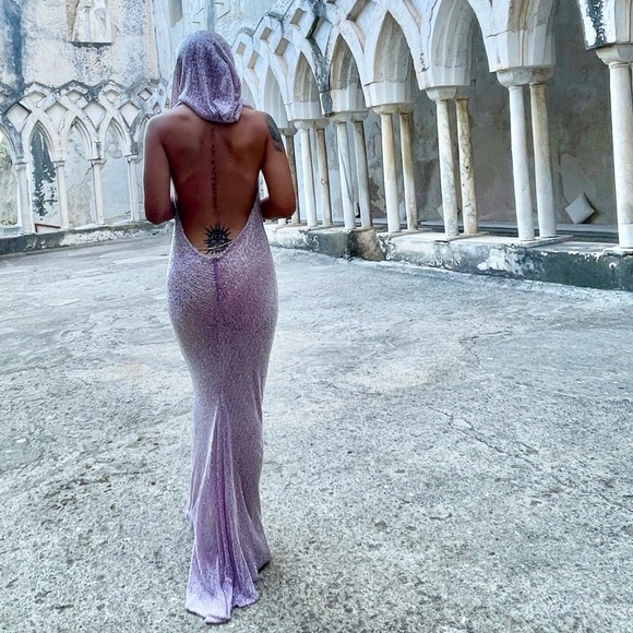 BRONX AND BANCO AMALIA LILAC GOWN - Picture 4 of 16